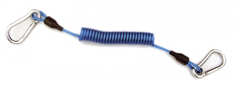 Lanyard Cressi Extensor Acero + 2 Mosquetones Inox. Equipo-Embarcación